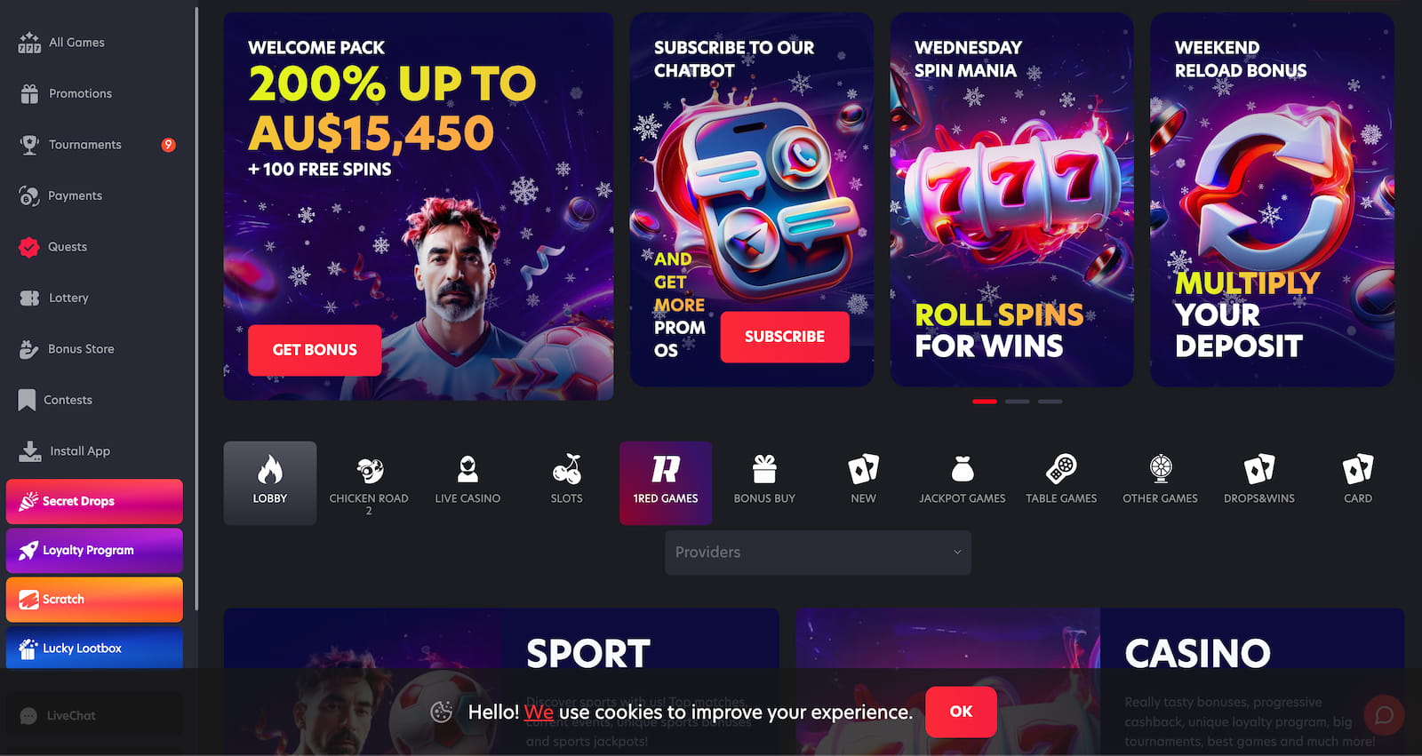1Red Casino